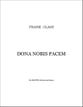 Dona Nobis Pacem SATB choral sheet music cover